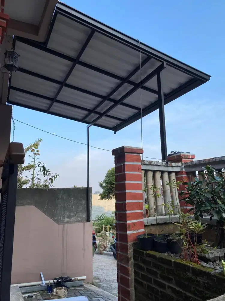 Kanopi atap alderon single layer