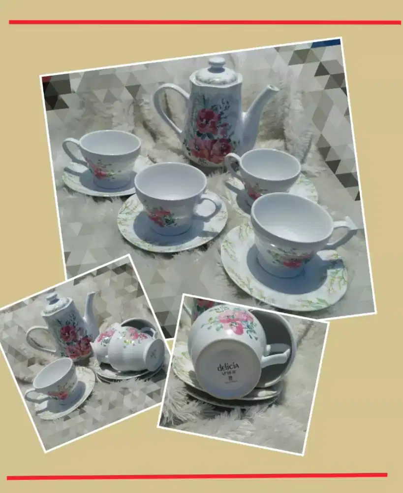 Cangkir Teaset DELICIA Shabby Elegant