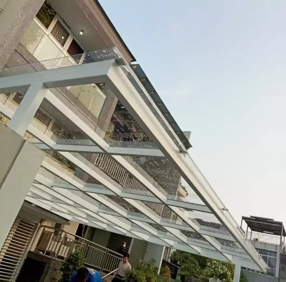 Canopy atap kaca