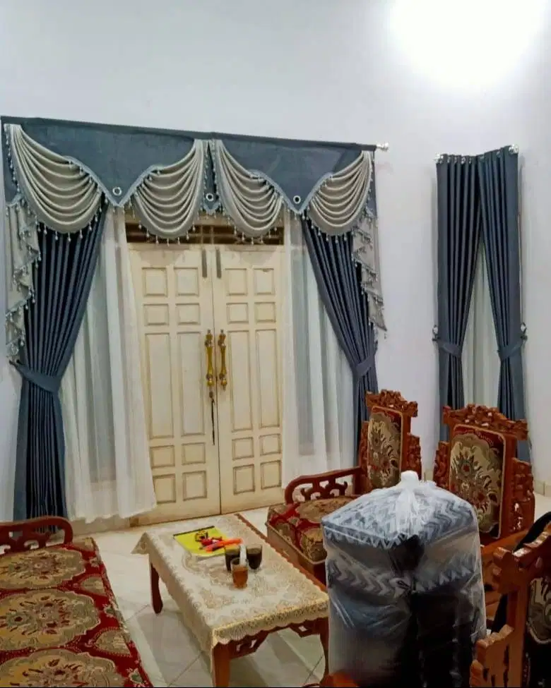 Jual Gorden Jendela & Pintu Gordyn Model Terbaru Wallpaper Dinding 3D