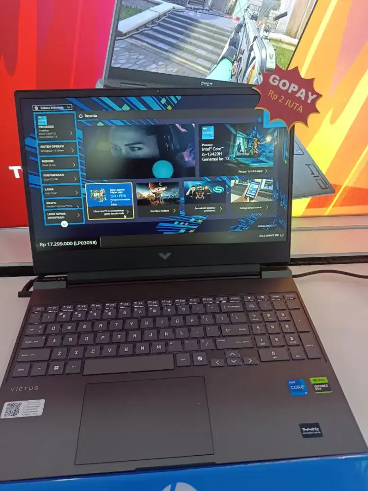 Cicilan Laptop victus Promo gratis 2x cicilan