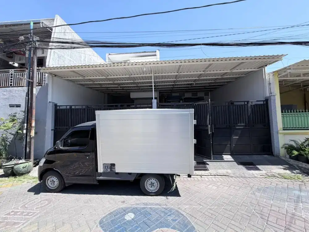 DIJUAL RUMAH + GUDANG DI LEBAK, SURABAYA BISA LEWAT TRUK ENGKEL JDW 111