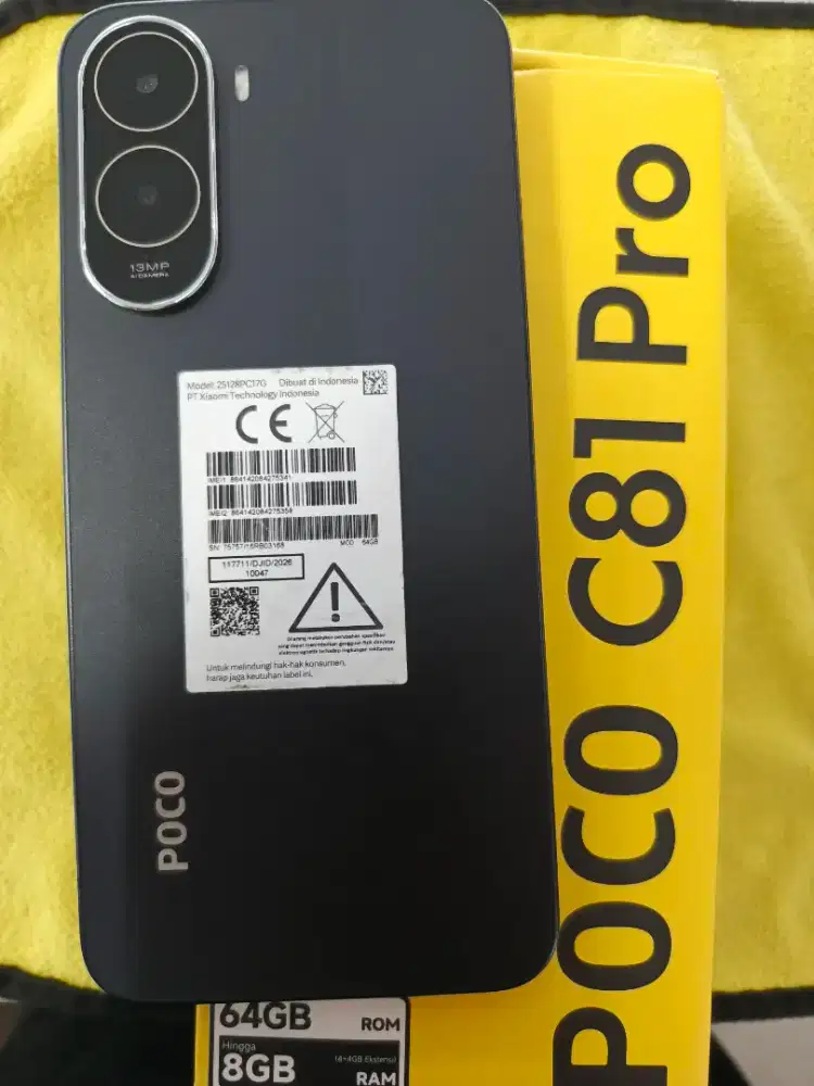 Poco C81 Pro ram 4/64 lecet pemakaian dan masih garansi