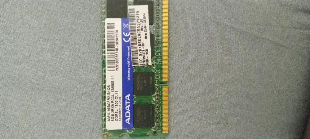 Memory ram laptop 8gb ddr3