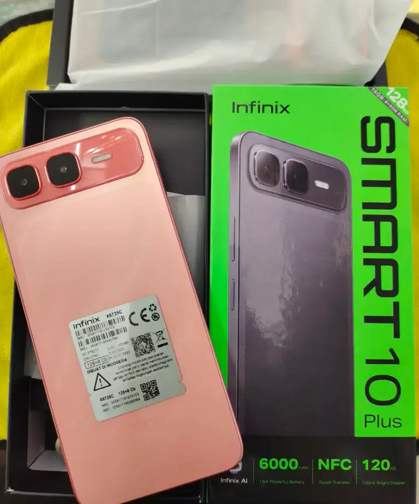 Infinix Smart 10 Plus Nfc ram 8/128 mulus dan masih garansi