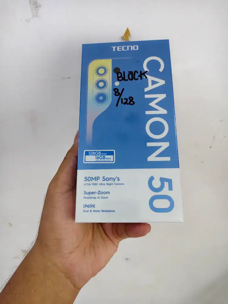Tehno camon 50 8/128 New segel