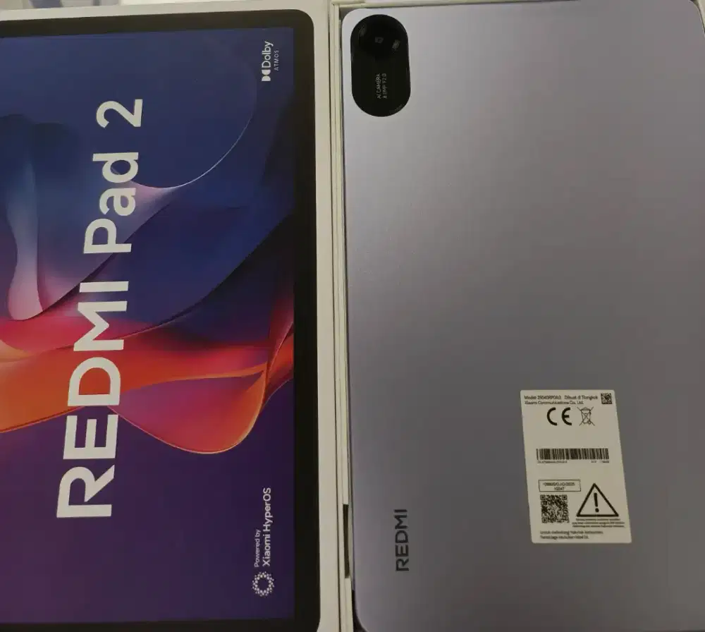 Tablet Xiaomi redmi Pad 2 WiFi only ram 4/128 mulus