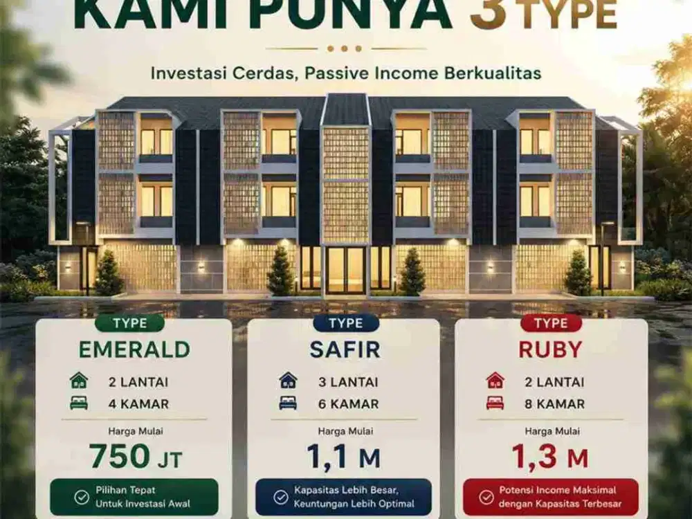Investasi Kos kosan Dekat Kampus IPB Bogor