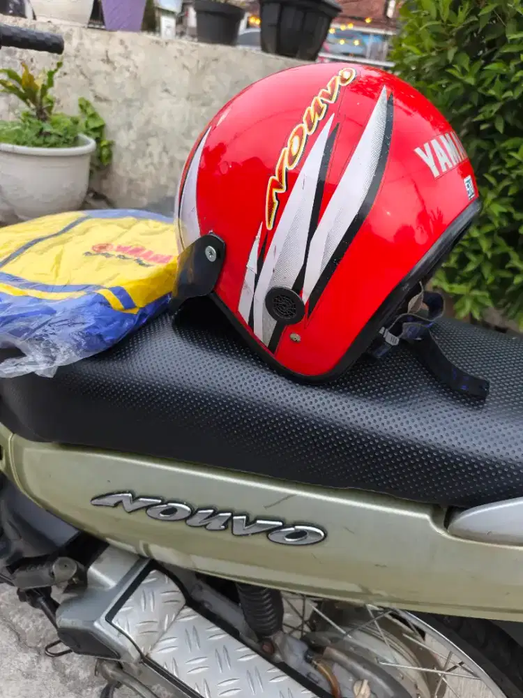 NOUVO 2003 ORIGINAL LENGKAP HELM PLAT DEPOK