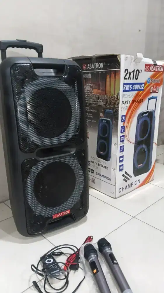 Dijual speaker aktif asatron champion  10