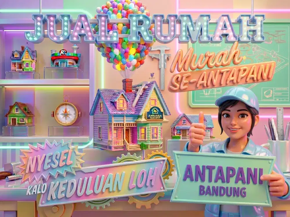 JUAL RUMAH DI ANTAPANI, ARCAMANIK, BANDUNG KOTA.