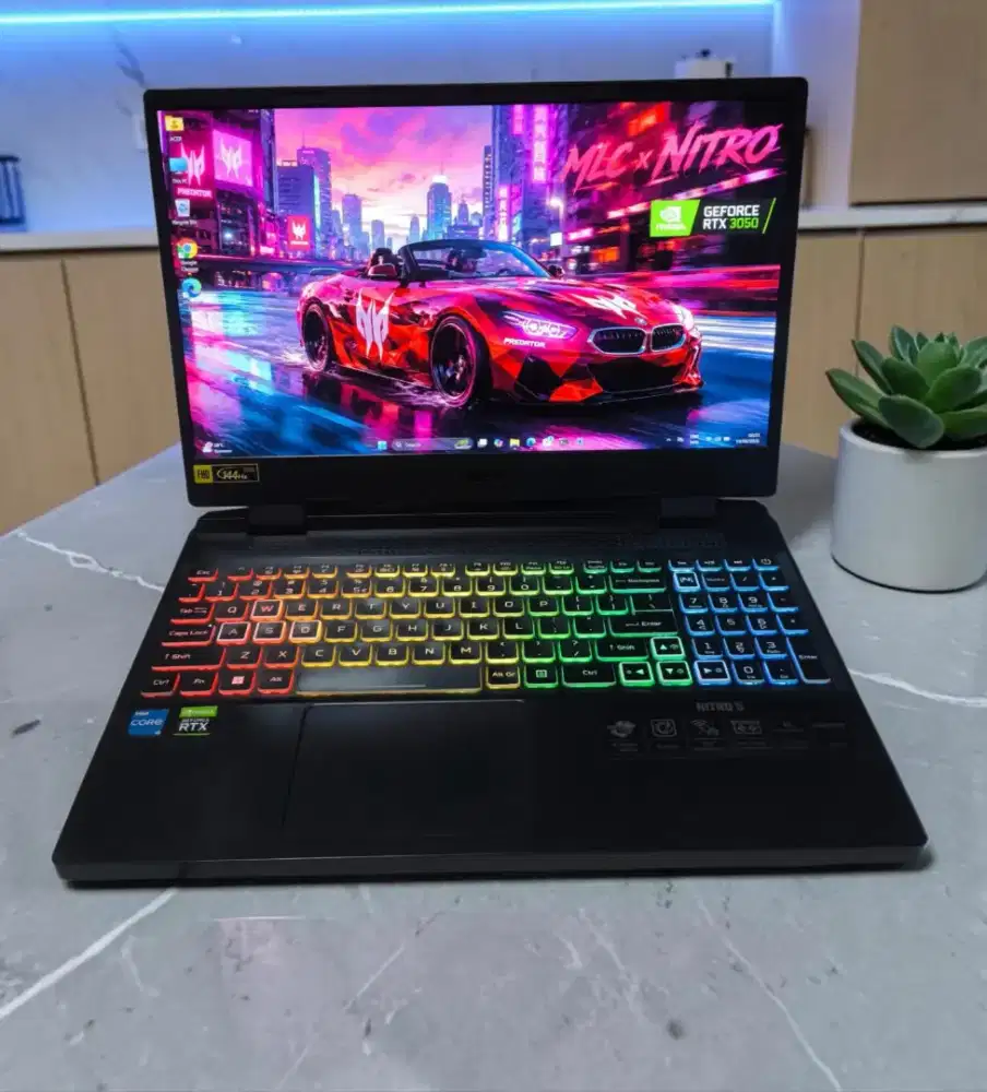 ACER NITRO 5 Pro -AN515-58 RGB GEN 12 NVIDIA RTX 3050 FULSET