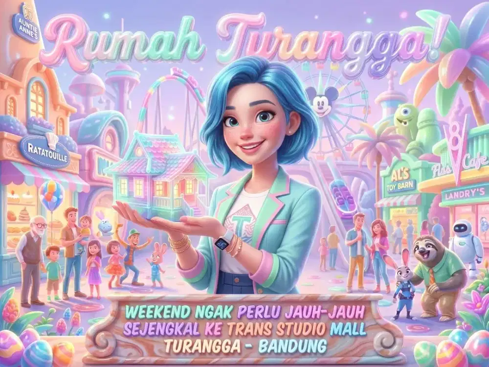 JUAL RUMAH DI TURANGGA, BUAH BATU, BATUNUNGGAL, BANDUNG KOTA.