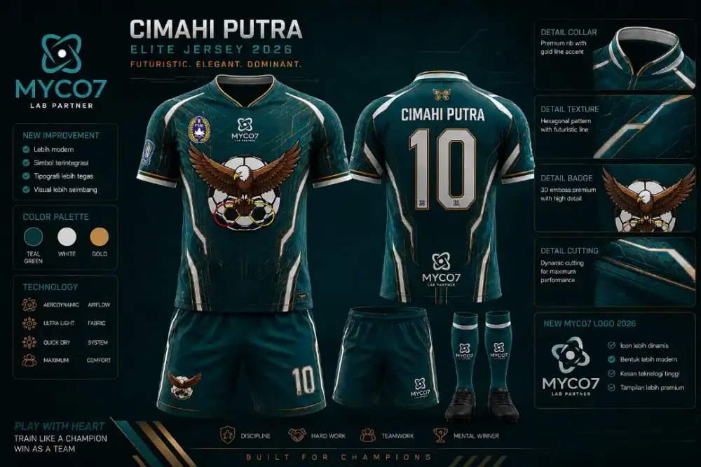 Setelan jersey anak