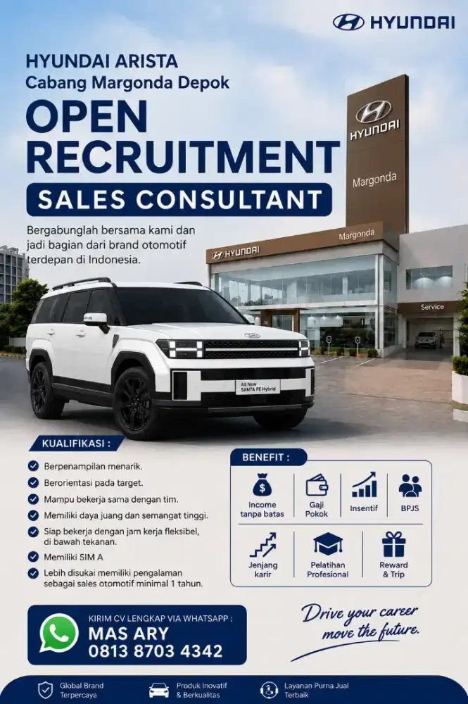 Lowongan Sales HYUNDAI Margonda