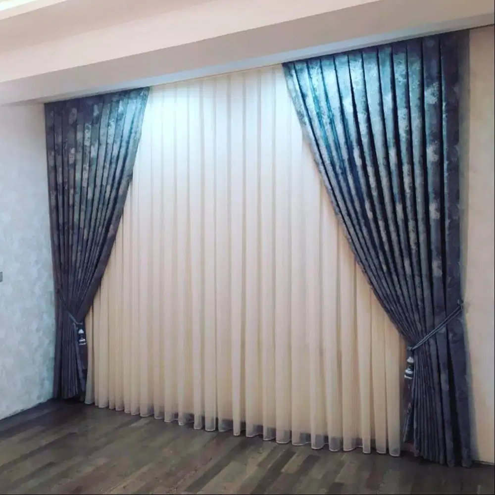 Menerima Pemasangan Gorden Wallpaper Dinding 3D Gordyn Hordeng Korden
