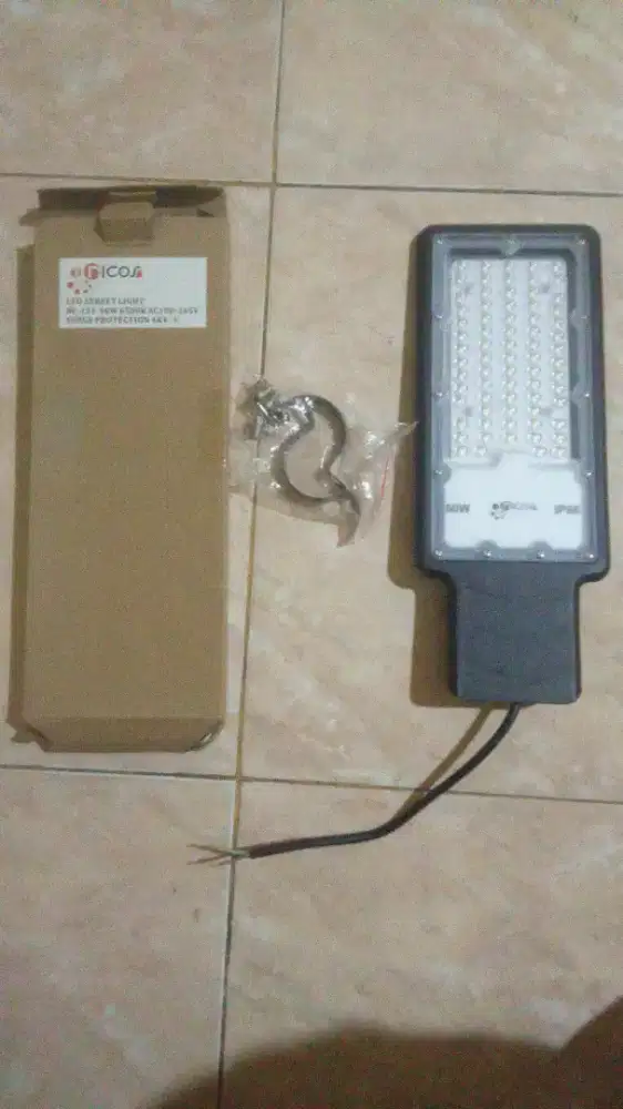 Lampu jalan 50 watt merk nicos