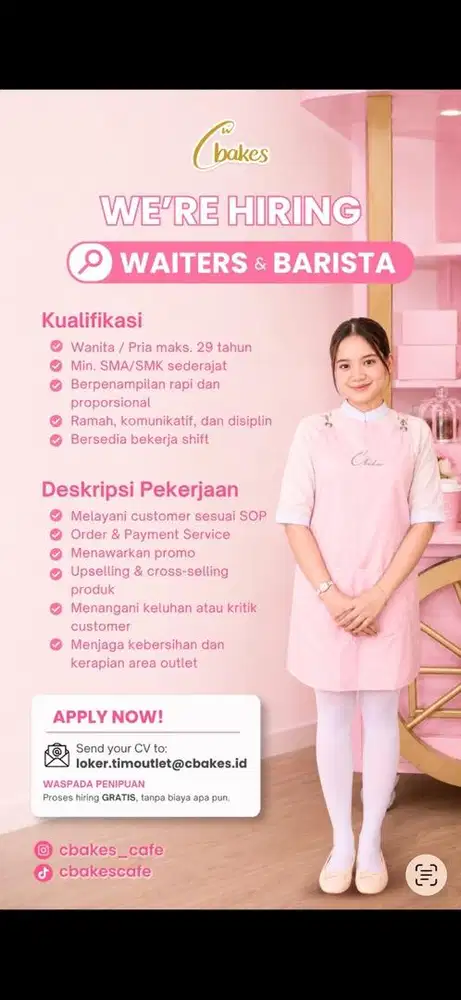 WAITRESS & BARISTA