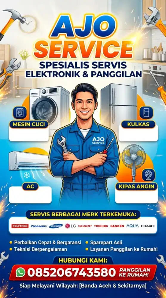 Service Elektronik Panggilan Banda Aceh dan Sekitarnya