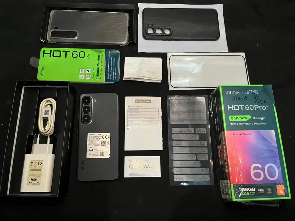 INFINIX HOT 60 PRO PLUS 8/256 99% MULUS LIKE NEW GARANSI MARET 2027