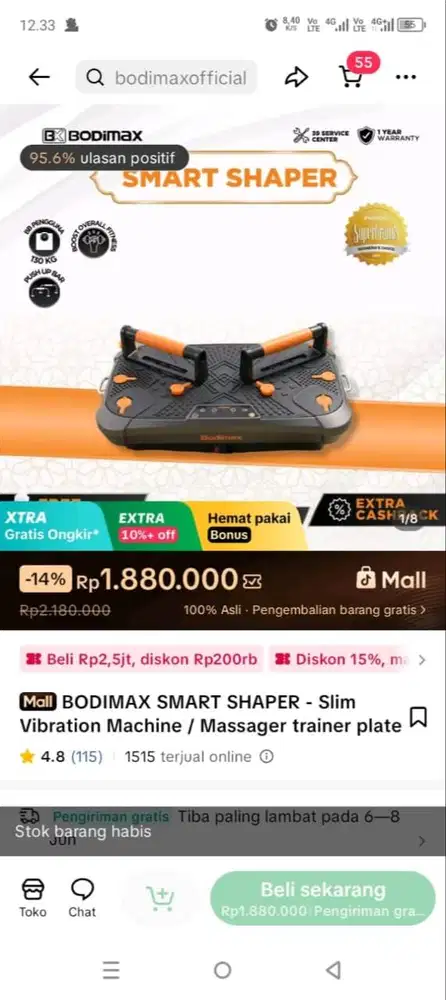 Bodymax Smart Shaper BEKAS