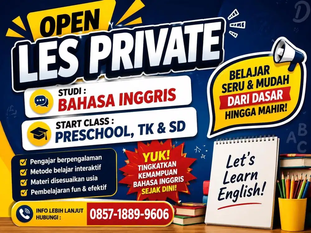 Les Privat Bahasa Inggris