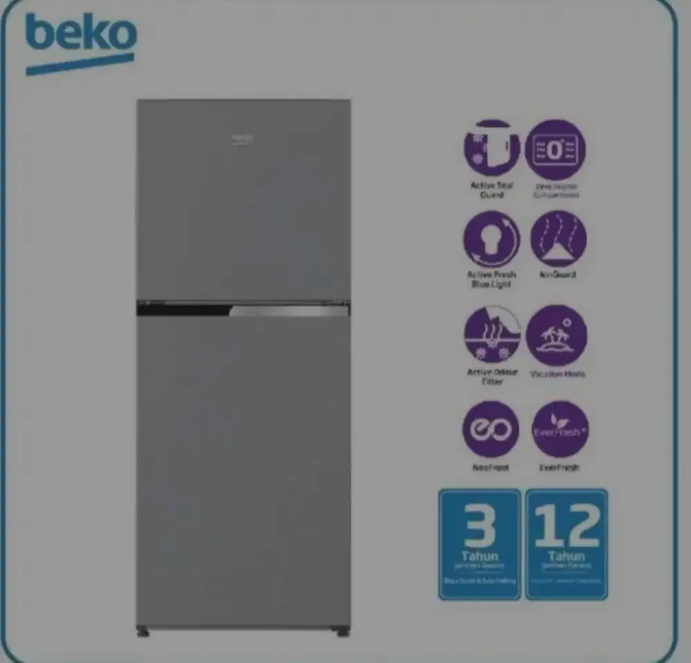 KULKAS 2 PINTU BEKO RDNT231I50S