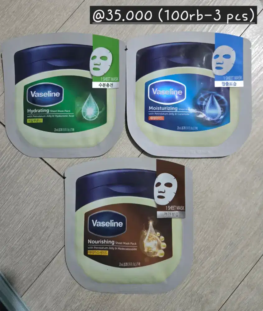 Sheet Mask Vaseline