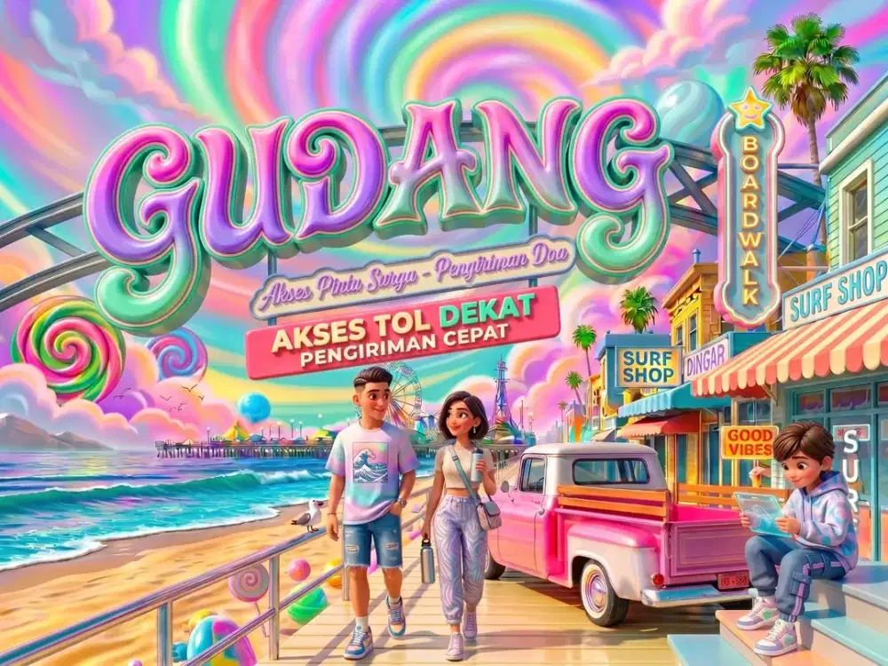 JUAL GUDANG DI CIBEUREUM, ANDIR, BANDUNG KOTA.