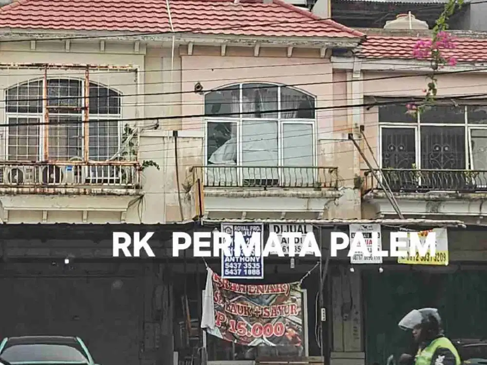 Dijual Ruko Permata Taman Palem,  3 lt, 4 x 12,