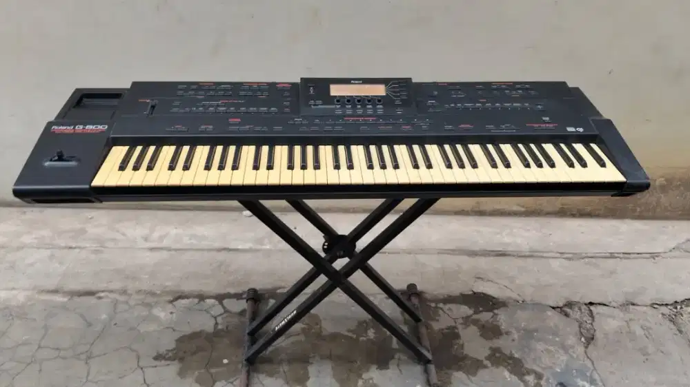 Jual keyboard roland G800 minus tidak ada kabel power jual gembling .