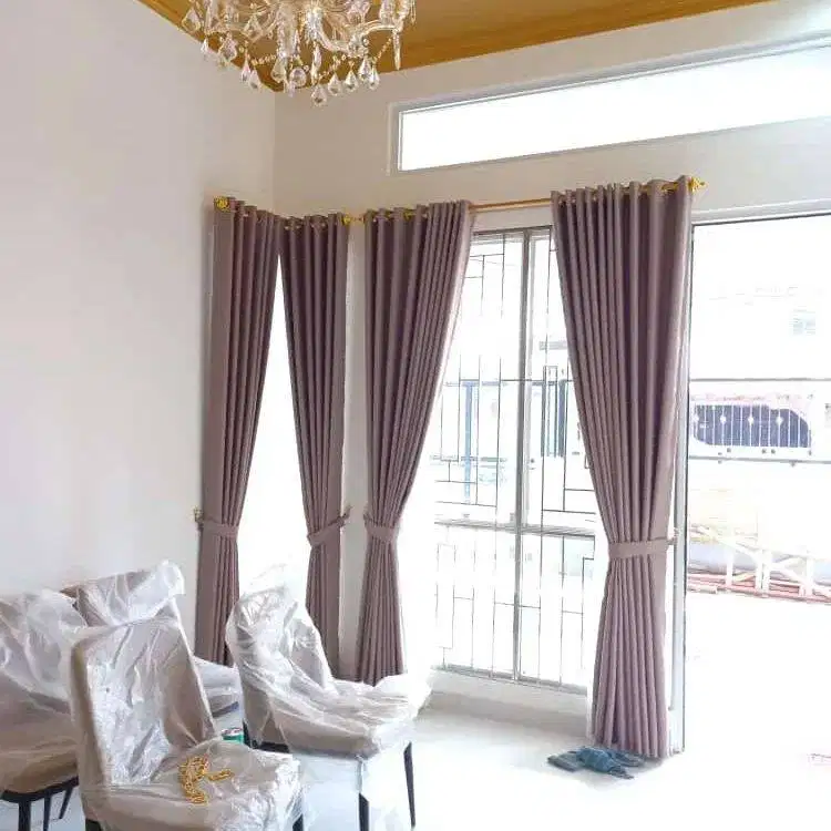 Pemasangan Tirai Gorden Jendela Gordyn Mewah Hordeng Terbaru Murah