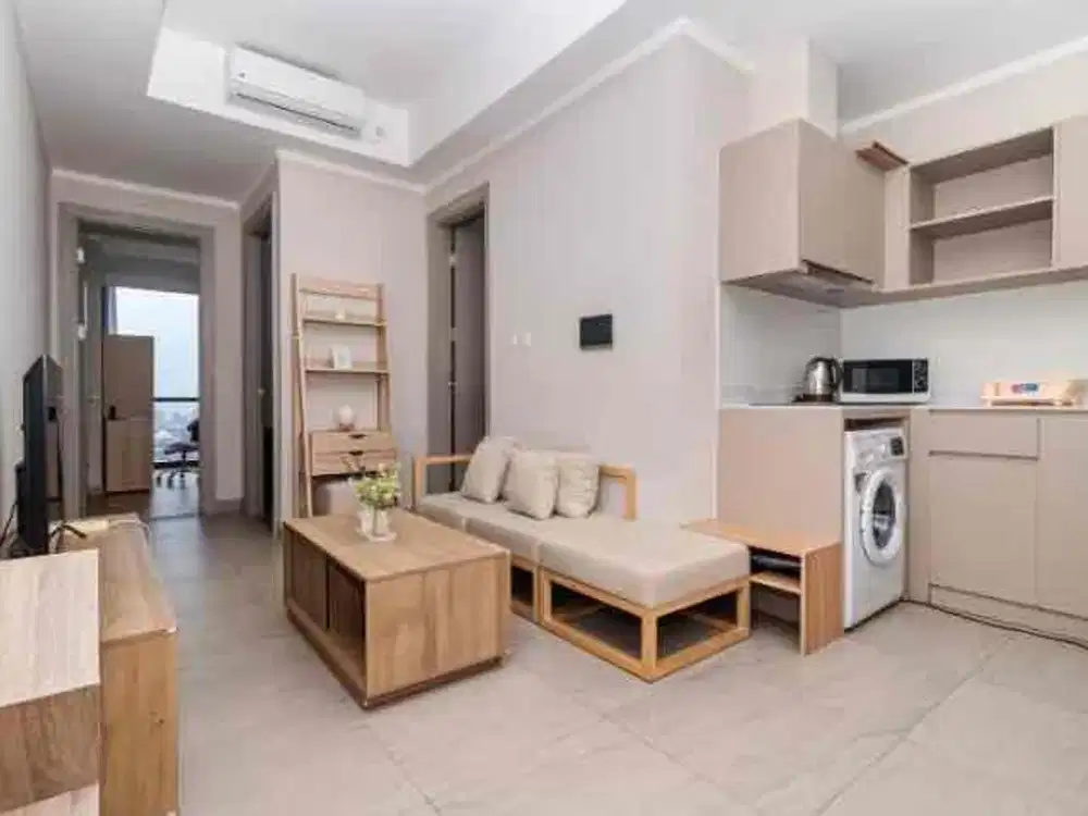 Disewakan apartemen menara jakarta 2 bedroom lantai tinggi  full furnish siap huni