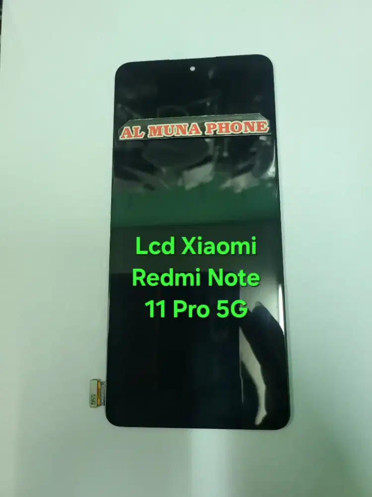 Lcd Xiaomi Redmi Note 11 Pro 5G Original cabutan Gratis  pasang