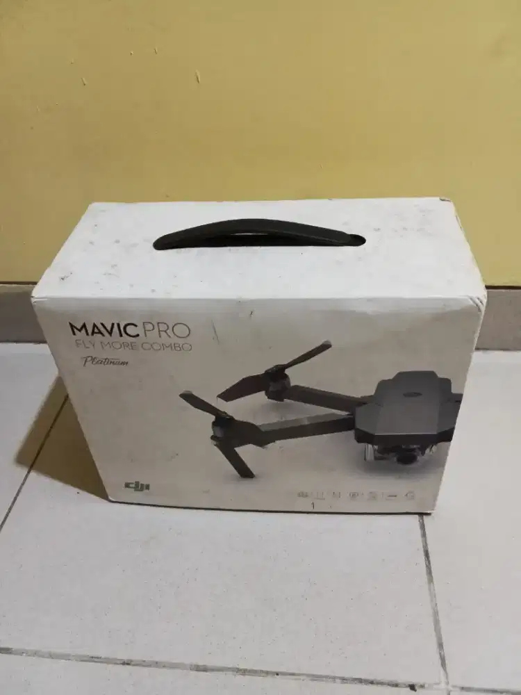 Drone DJI Mavic Pro Platinum Fly More Combo Fullset Complete 3 Baterai