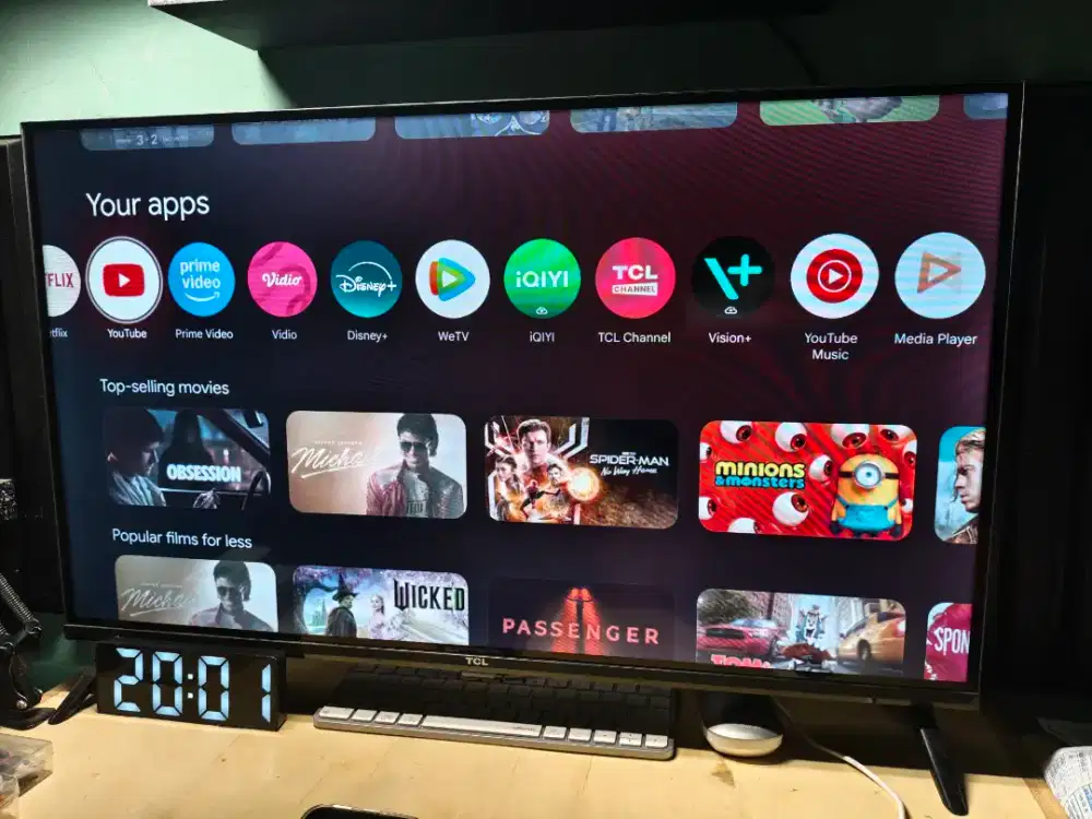TCL V51C 32 FHD Gress Like New Fullsett Garansi Panjang