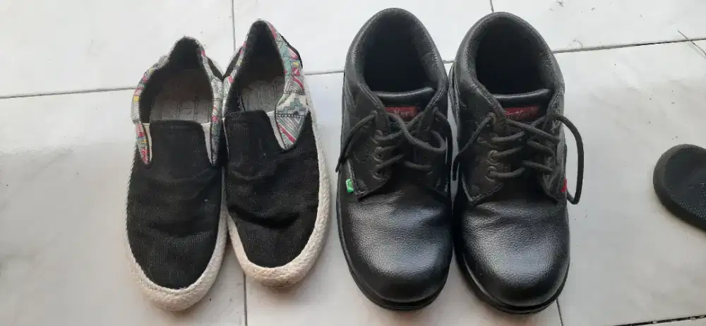 Jual sepatu safety dan flat shoes