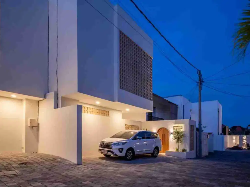 Modern minimalist 3 Bedroom Villa, Furnished, Strategic Location at Canggu Area, Near to the Beach