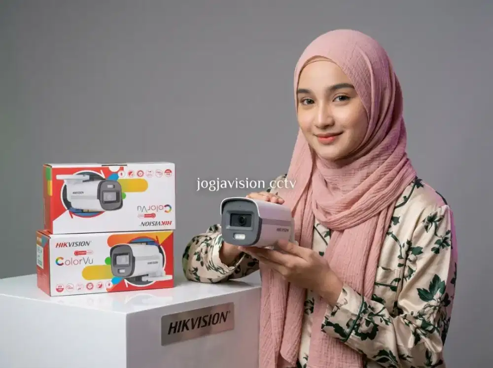 Paket cctv murah hikvision ColorVu malam.tetap berwarna
