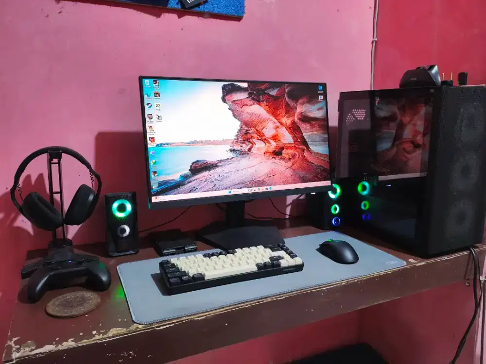 Pc gaming fullset siap pakai !!!
