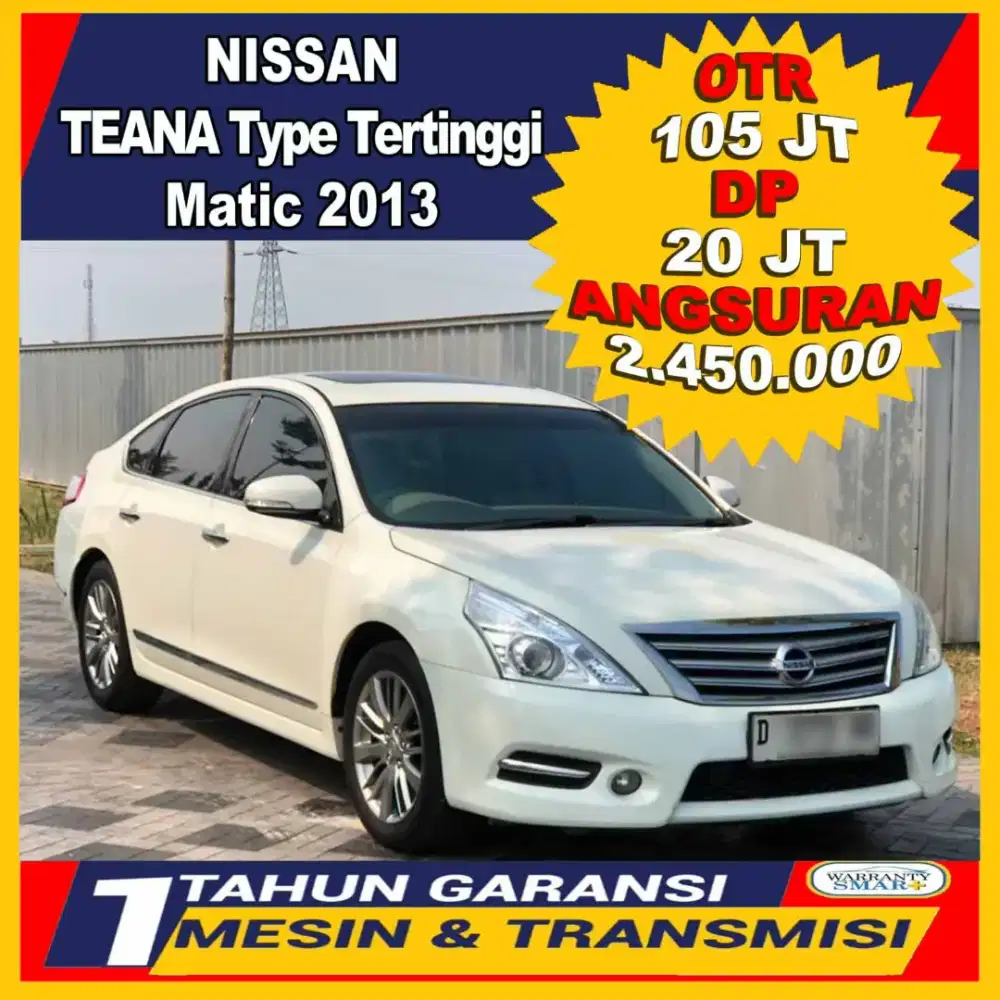Nissan TEANA Type tertinggi tahun 2013
