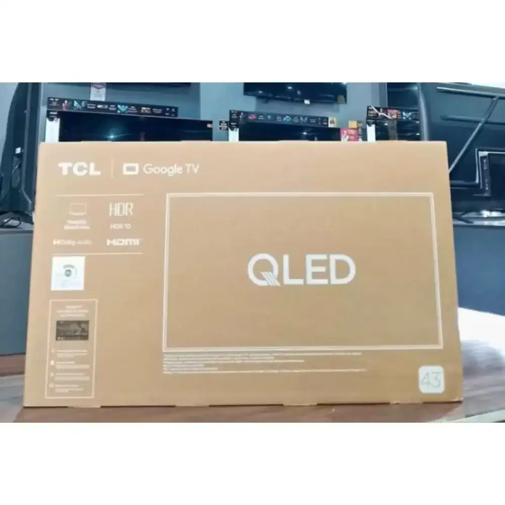TV QLED Android TCL 32 inci | cuma buka kotak aja
