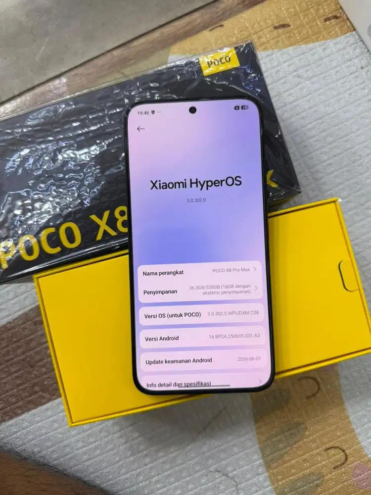 Poco X8 pro max 12/512 sebulan pakai