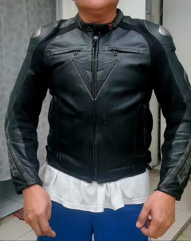 Jaket Kulit Dainese Motor Balap