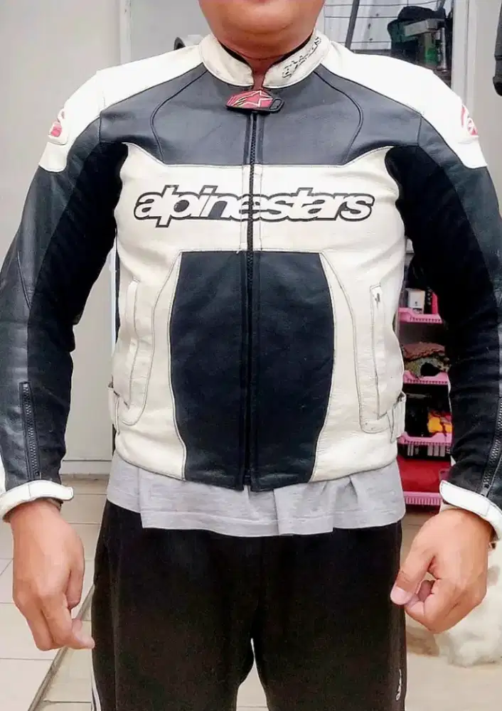 Jaket Kulit AlphinestarBiker Motoran