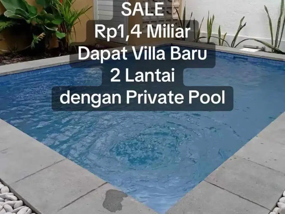 SALE 2 Villa Baru Kedungu Utara, 1,4 Miliar Per Unit