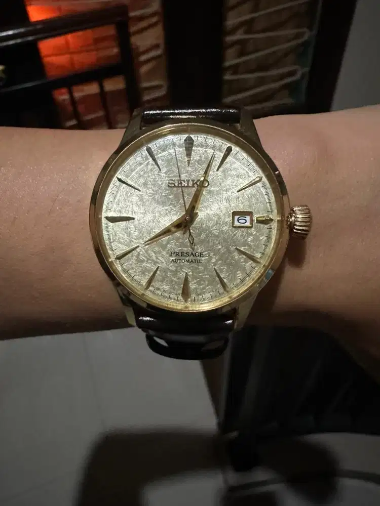 Seiko Presage Cocktail Time STAR BAR Honeycomb Limited Edition.