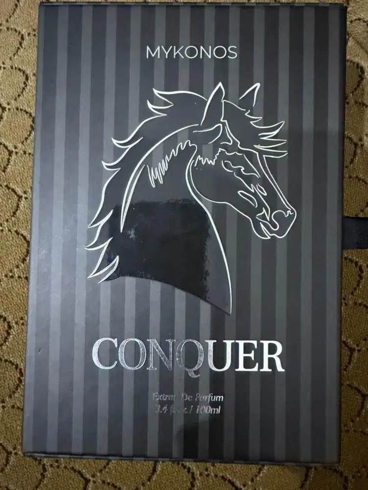 parfum mykonos conquer 100 ml preloved sekitar 95%