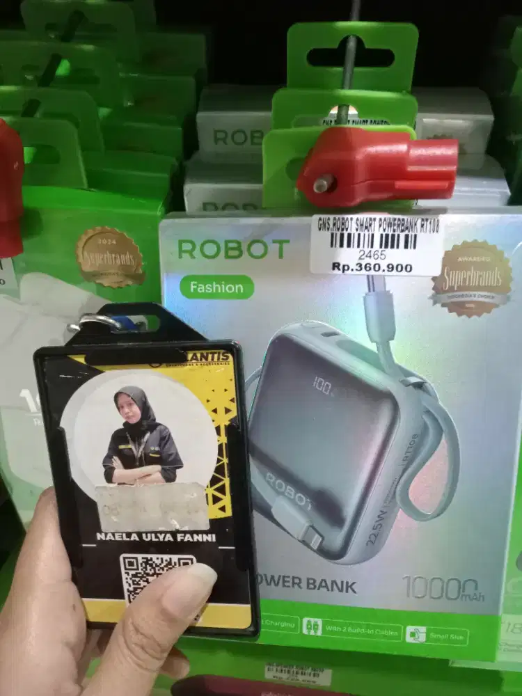 ROBOT SMART POWERBANK RT108| ATLANTIS DAHSYAT