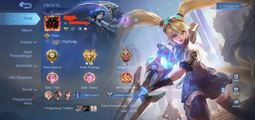 JUAL AKUN MOBILE LEGEND